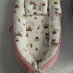 Baby Nest for Co Sleeping, Portable Ultra Soft Breathable Newborn Lounger